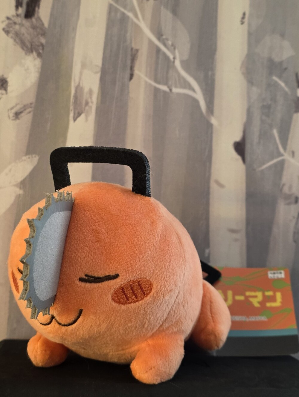 Pochita Sleeping Chainsaw Man Anime Round1 FuRyu 8inch Chibi Plush 2025 With Tag